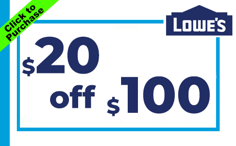 $20 off $100 Coupon