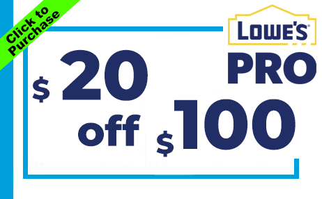 $20 off $100 Coupon